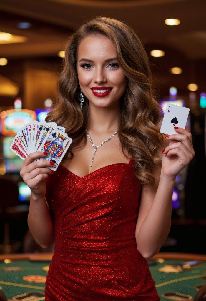 Andar Bahar live table setup with dealer and cards